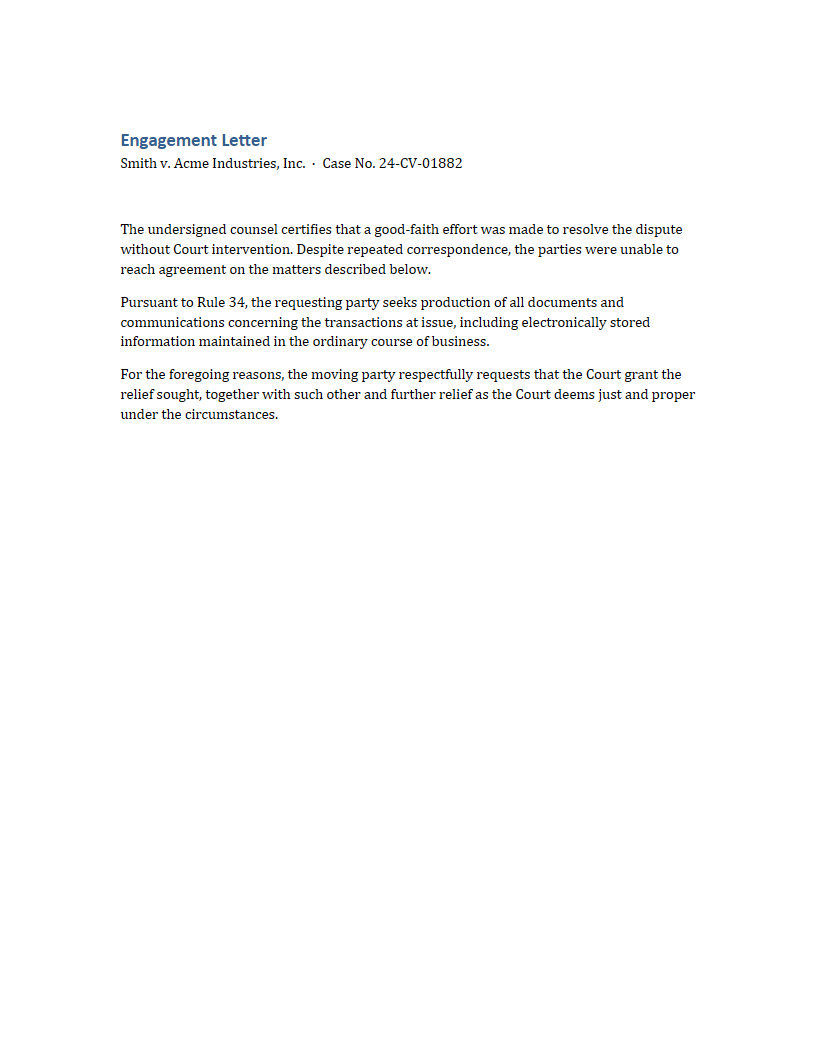 A Word document converted to PDF
